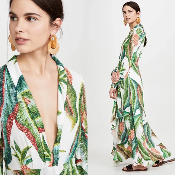 FARM Rio Forest Palm Maxi Dress - Picture 7 of 7